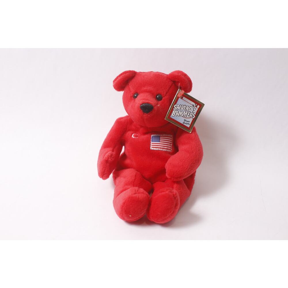 Salvino's Bammers Wayne Gretzky Bear No 99 Red Hockey Collectible ~260212-WH 975